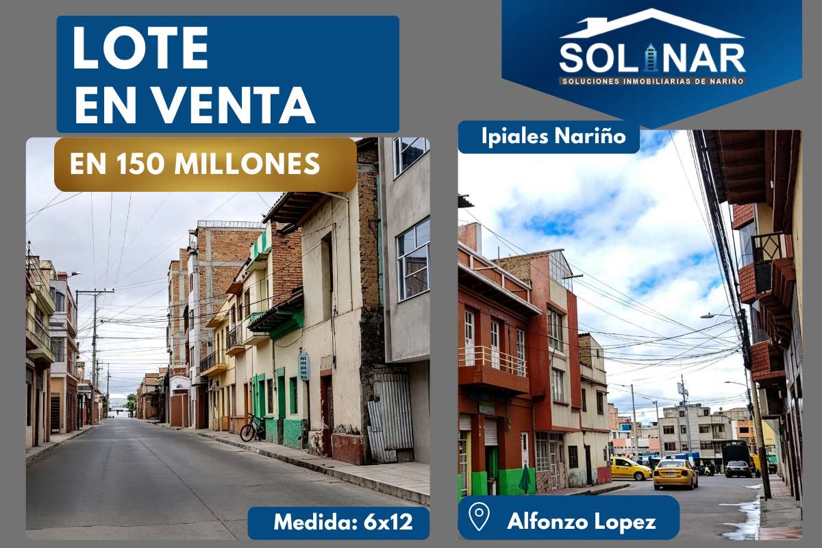 LOTE EN VENTA SECTOR ALFONZO LOPEZ Cod.L025