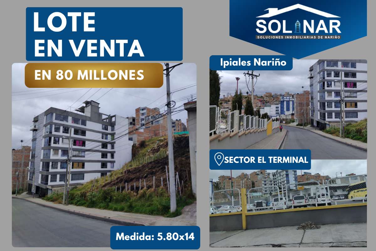 LOTE EN VENTA SECTOR TERMINAL Cod.L001