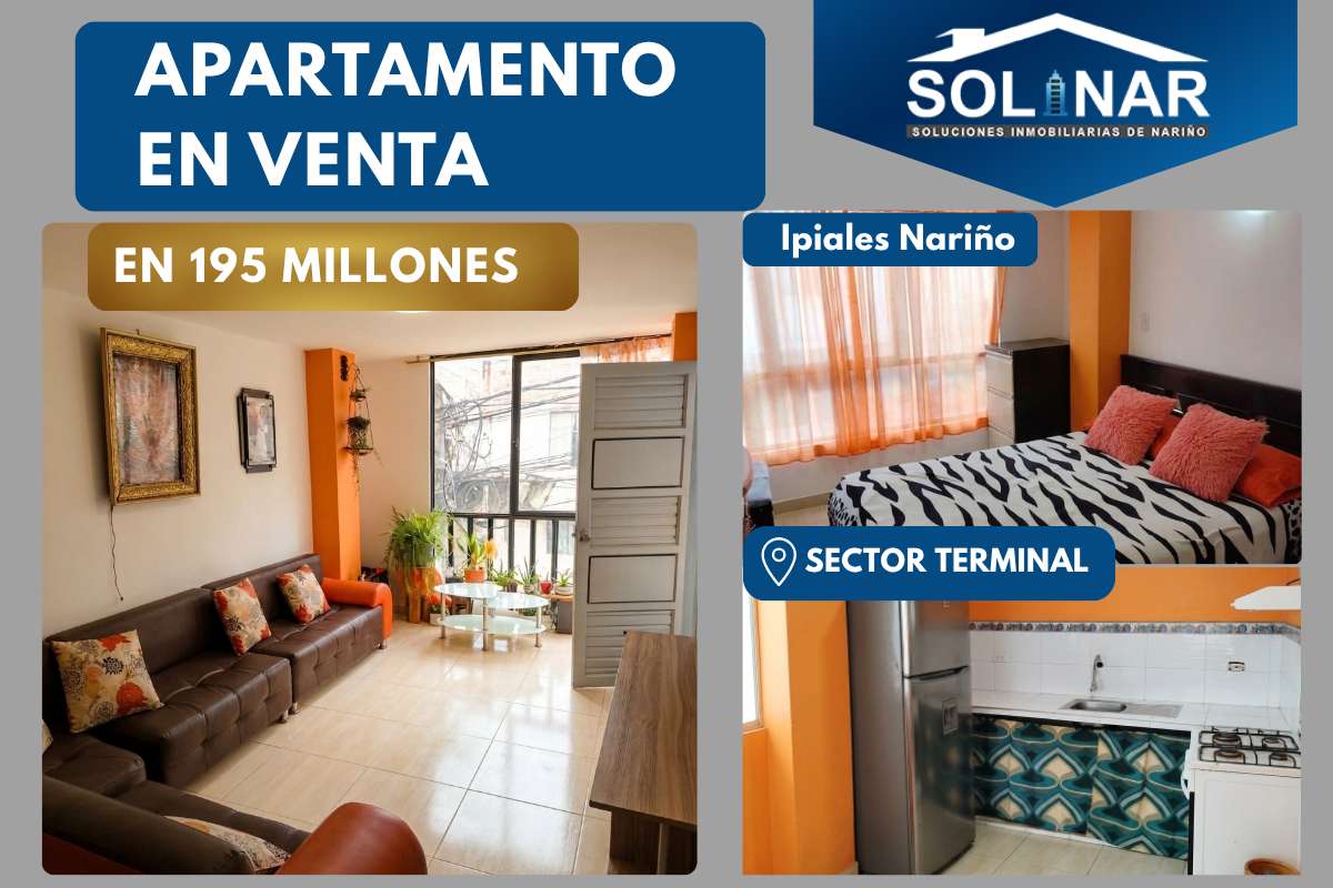 APARTAMENTO EN VENTA SECTOR TERMINAL IPIALES Cod.AP053